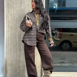 Jeans Brown Bustino Incrocio