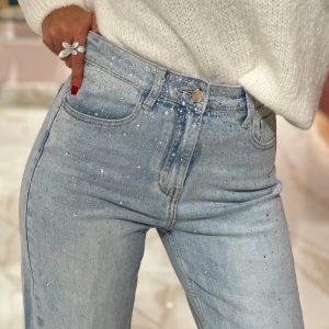 Jeans Chiaro Strass