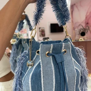 Borsa Sacco in Denim