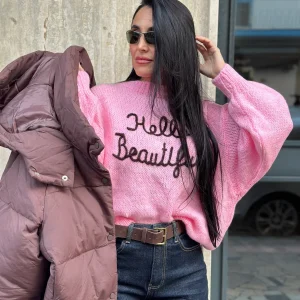 Maglione Hello Beautiful