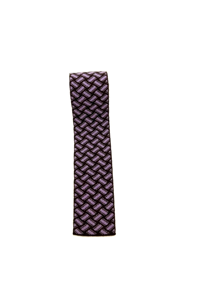 Cravatta Drumohr in cashmere fantasia biscottino - immagine 3