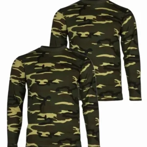 2 PACK – Maglia da Caccia Mimetica Manica Lunga | Patton