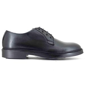 Stringate in pelle nera con suola cucita Uomo SP1145 001