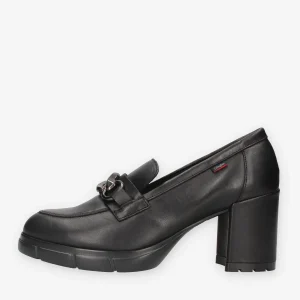 31015-NEGRO Callaghan Mocassine nere da donna con tacco