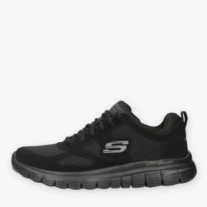 Skechers 52635-BBK Burns Agoura Sneakers nere da uomo