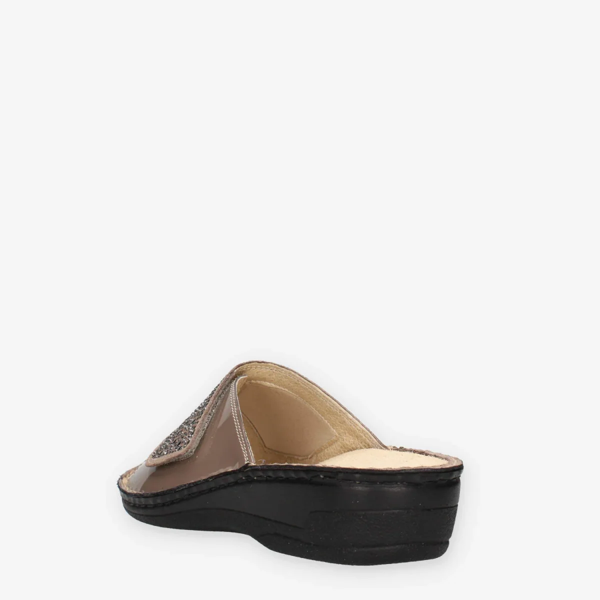 Clia Walk ESTRAIBILE531-TAUPE Ciabatte taupe da donna - immagine 3